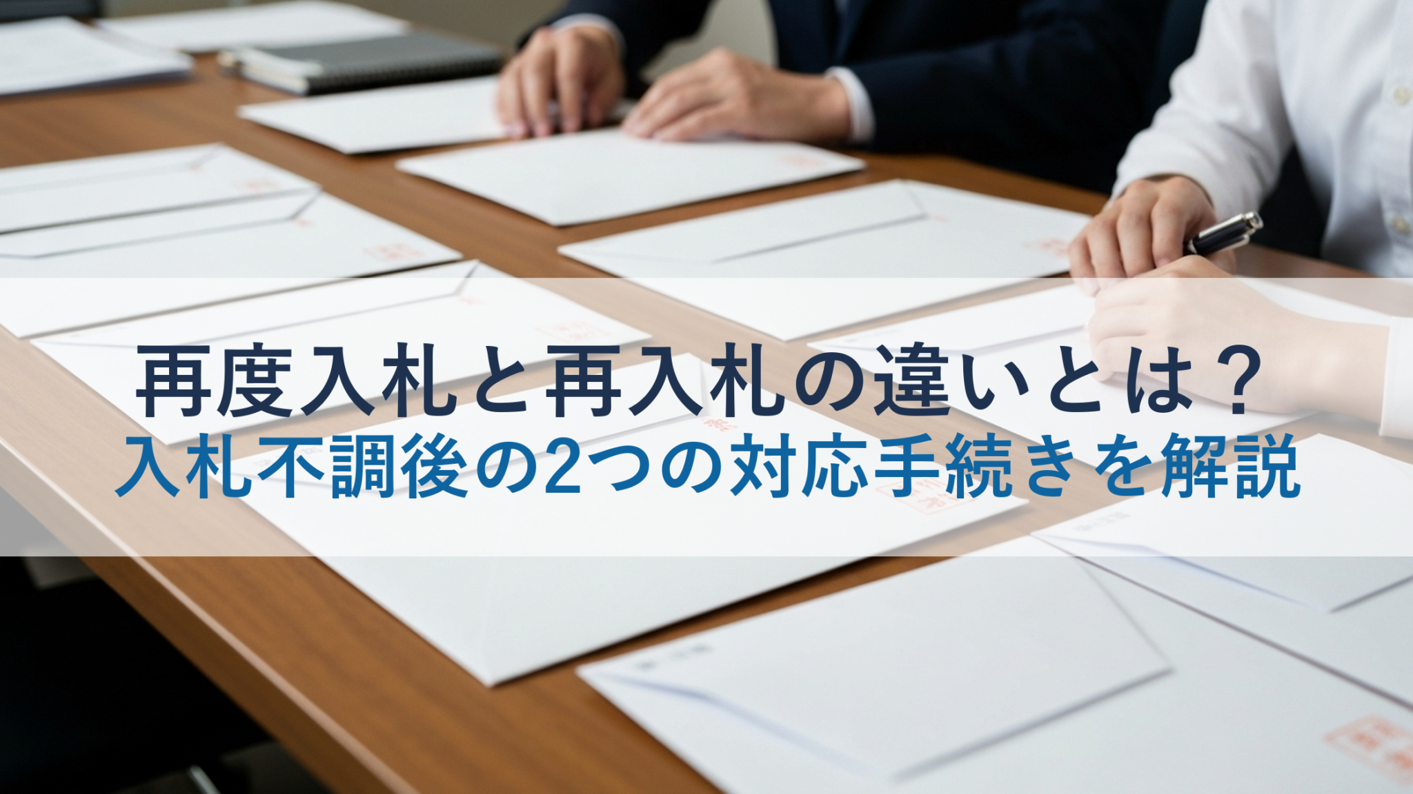 再度入札と再入札の違いとは？入札不調後の2つの対応手続きを解説 - debono